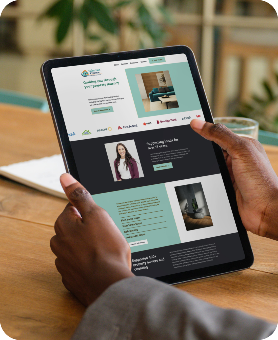Go live with your mortgage broker website template in days